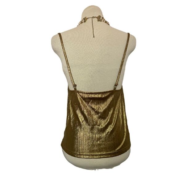 Bishop+ Young Gold Shimmer Cami Top Size XS - Picture 3 of 7